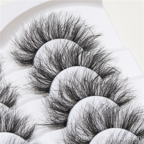 7 Pairs Lashes 7 pairs fluffy eyelashes 3d silk lashes Supplier